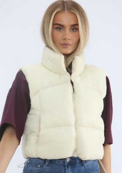 Puffer Cropped Gilet