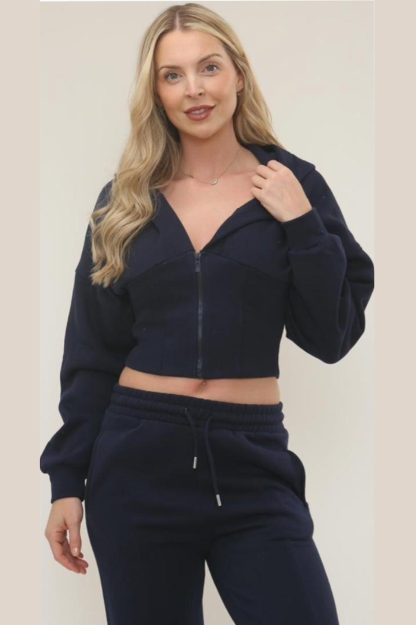 Ribbed Corset Fit Trousers Set
