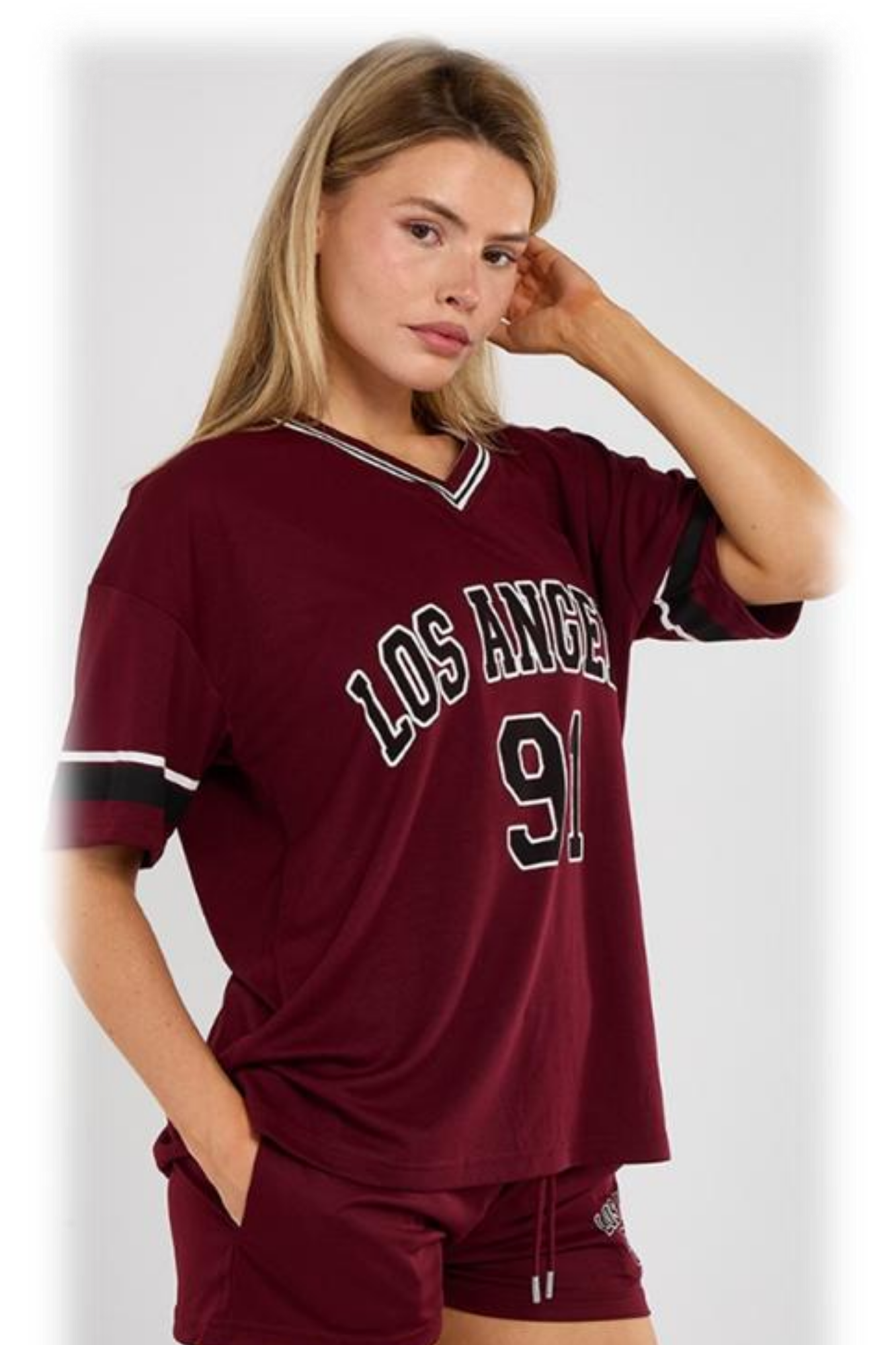 LA Football Jersey Shorts Set