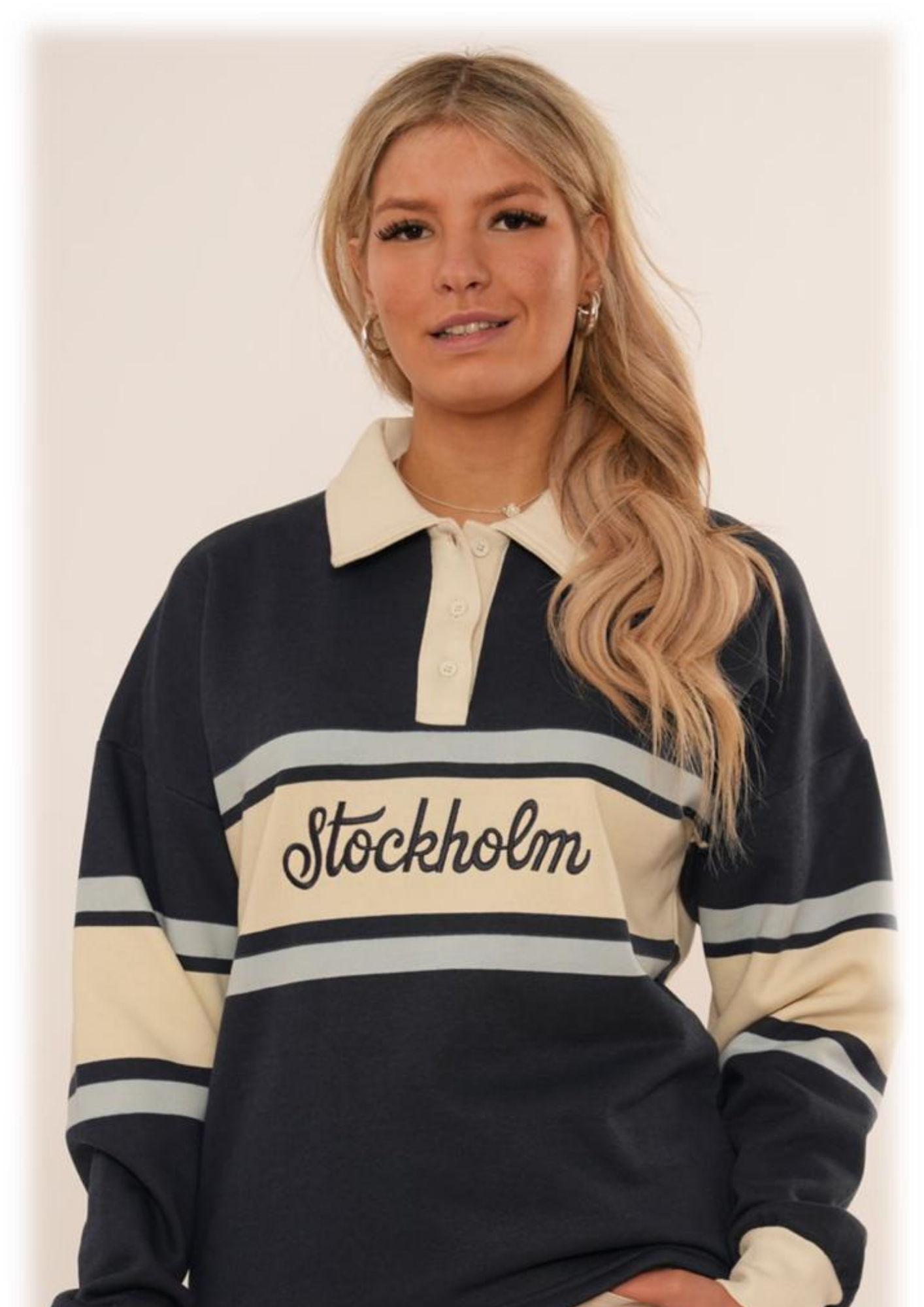Rugby Collar Stripe Shirts