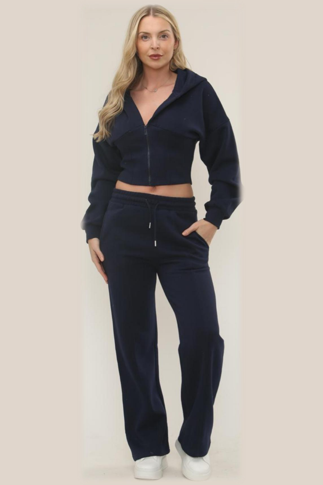 Ribbed Corset Fit Trousers Set