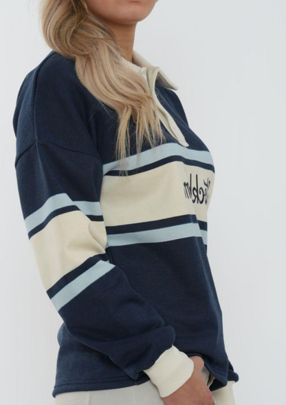 Rugby Collar Stripe Shirts
