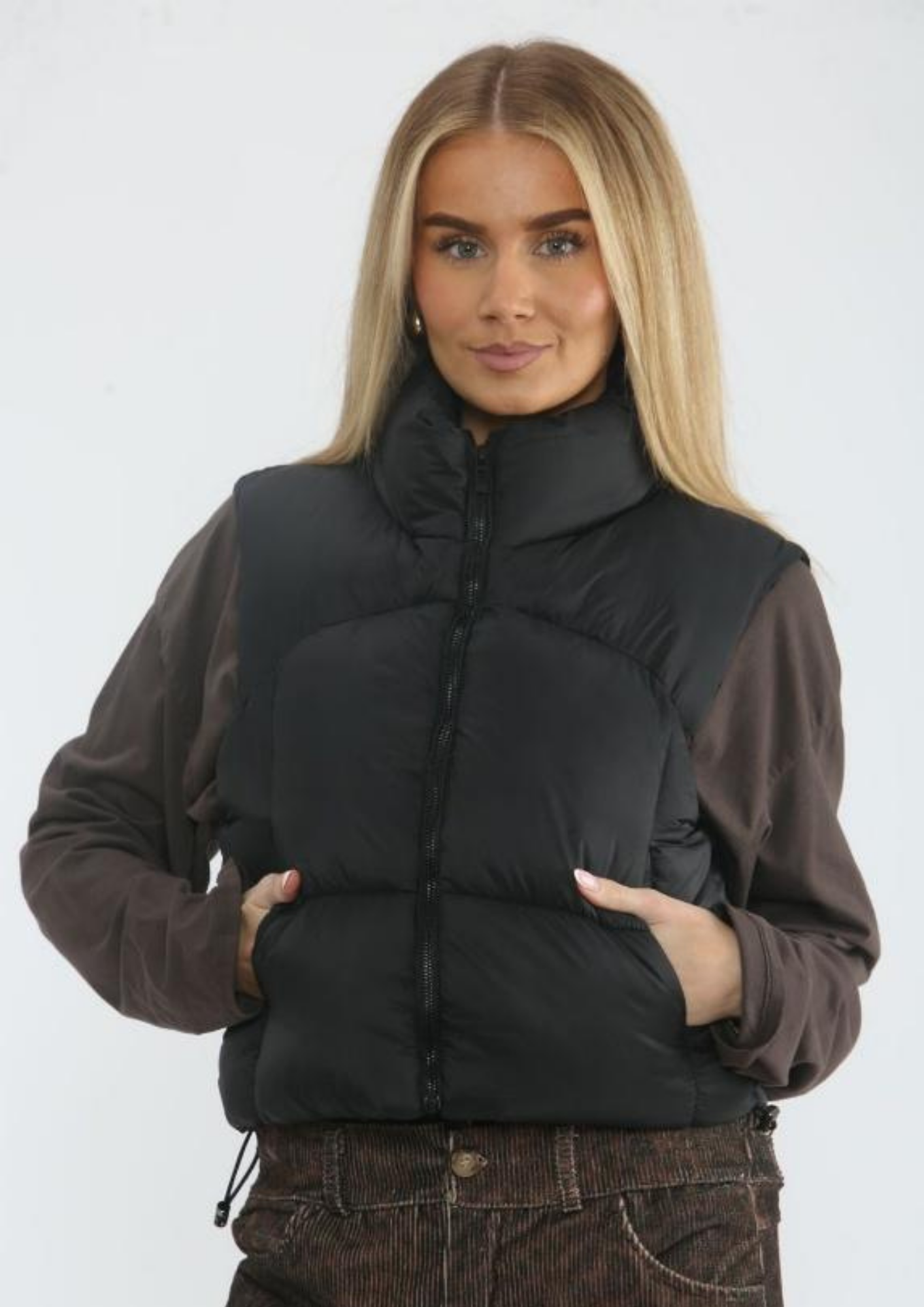 Puffer Cropped Gilet