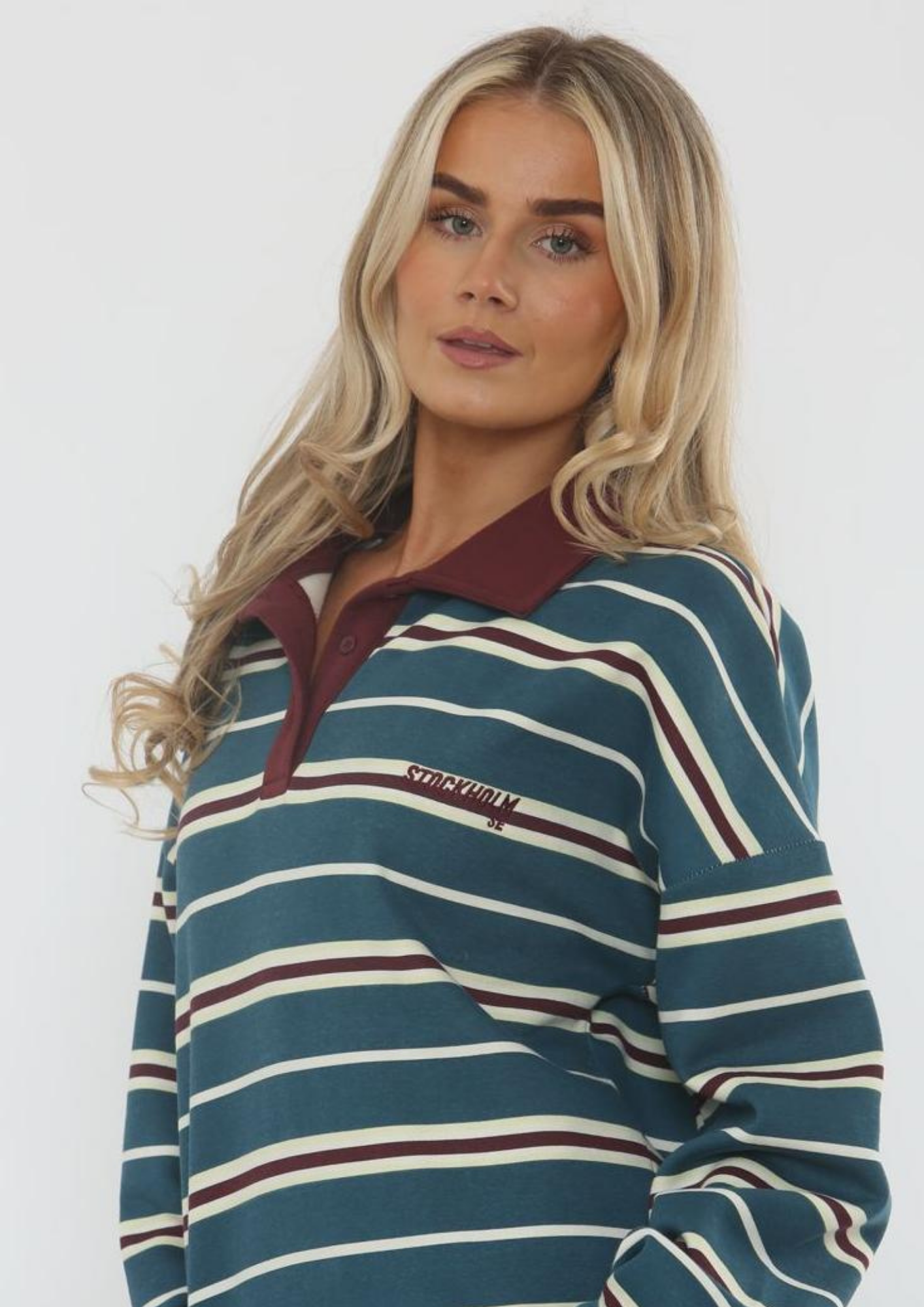Rugby Collar Stripe Shirts