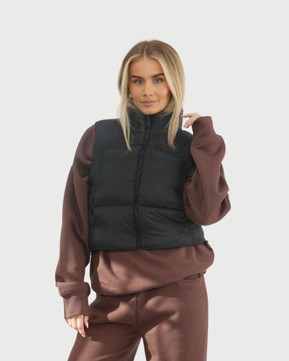 Quilted Zip-Up Jacket