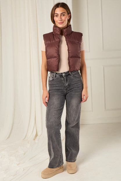 Quilted Zip-Up Jacket