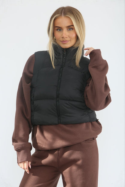 Quilted Zip-Up Jacket