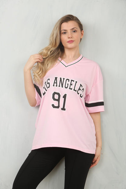 Women’s Oversized V-Neck T-Shirt
