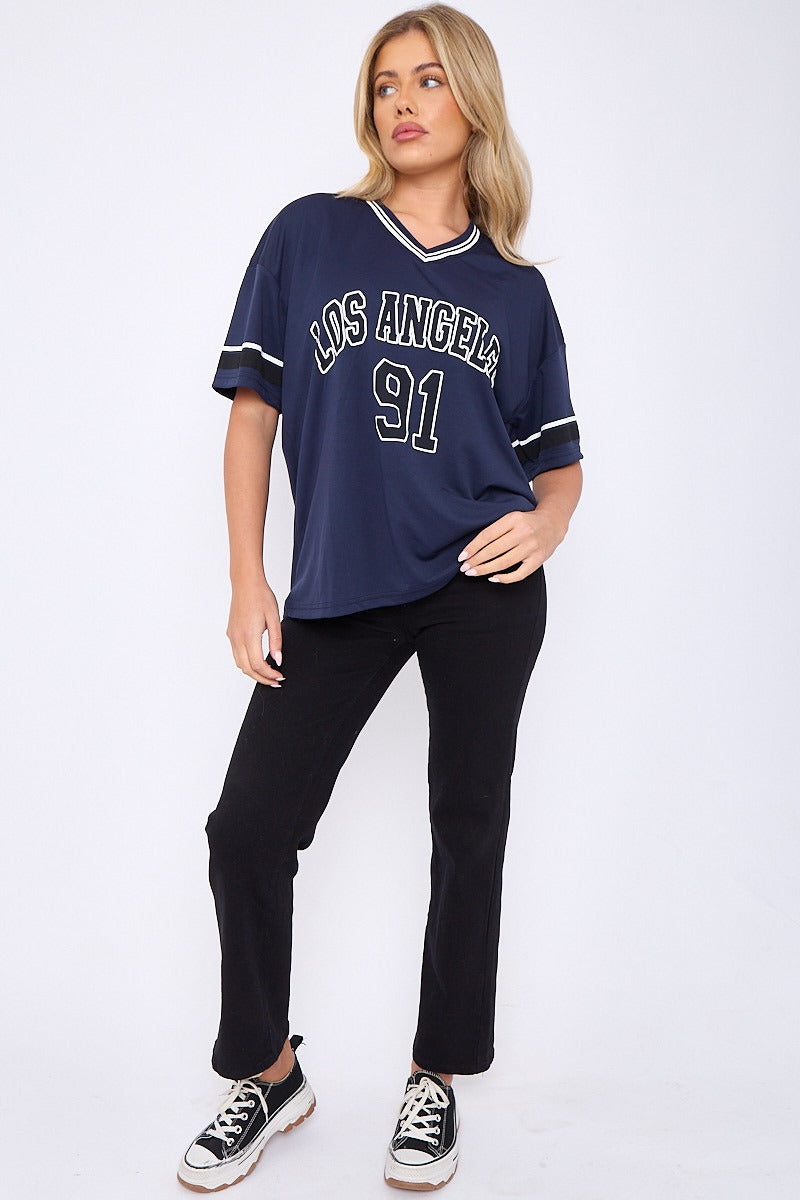 Women’s Oversized V-Neck T-Shirt