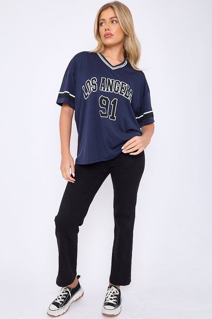 Women’s Oversized V-Neck T-Shirt