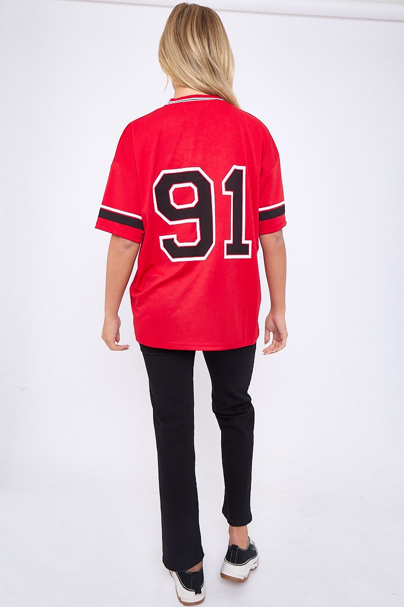 Women’s Oversized V-Neck T-Shirt