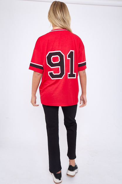 Women’s Oversized V-Neck T-Shirt